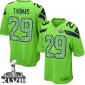 Nike Seattle Seahawks #29 Earl Thomas Green Alternate Super Bowl XLVIII Youth Stitched NFL Elite Jersey