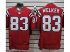 2015 Super Bowl XLIX Nike NFL New England Patriots #83 Wes Welker Red Elite jerseys