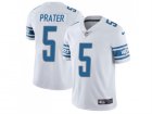 Nike Detroit Lions #5 Matt Prater White Mens Stitched NFL Limited Jersey