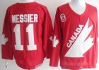 Team Canada #11 Messier Throwback red
