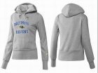 Women Baltimore Ravens Logo Pullover Hoodie-012