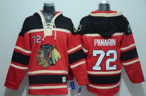 Chicago Blackhawks #72 Artemi Panarin red Sawyer Hooded Sweatshirt Stitched NHL Jersey