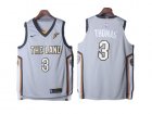 Cavaliers #3 Isaiah Thomas Gray Nike City Edition Authentic Jersey