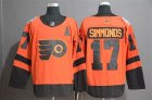 Flyers #17 Wayne Simmonds Orange 2019 NHL Stadium Series Adidas Jersey