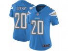 Women Nike Los Angeles Chargers #20 Dwight Lowery Vapor Untouchable Limited Electric Blue Alternate NFL Jersey