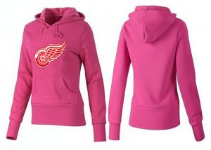 NHL Women Detroit Red Wings Logo Pullover Hoodie 21