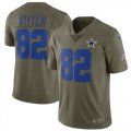 Nike Cowboys #82 Jason Witten Youth Olive Salute To Service Limited Jersey