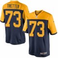 Mens Nike Green Bay Packers #73 JC Tretter Limited Navy Blue Alternate NFL Jersey