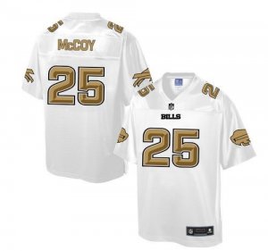 Nike Buffalo Bills #25 LeSean McCoy White Men NFL Pro Line Fashion Game Jersey