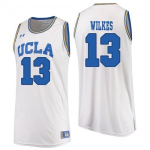 UCLA Bruins #13 Kris Wilkes White College Basketball Jersey