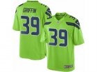 Mens Nike Seattle Seahawks #39 Shaquill Griffin Limited Green Rush NFL Jersey