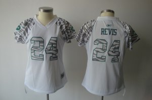 women nfl new york jets #24 revis field flirt fashion white[zebra]