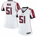 Womens Nike Atlanta Falcons #51 Alex Mack Limited White NFL Jersey