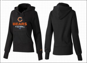 Women Chicago bears Logo Pullover Hoodie-123