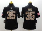 Nike San Francisco 49ers #35 Reid black Salute to Service Jerseys(Limited)