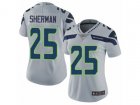 Women Nike Seattle Seahawks #25 Richard Sherman Vapor Untouchable Limited Grey Alternate NFL Jersey