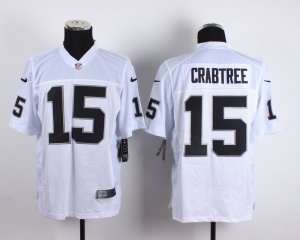 Nike Oakland Raiders #15 Crabtree white jerseys(Elite)