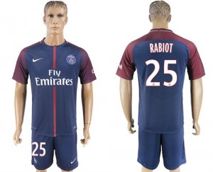 2017-18 Paris Saint-Germain 25 RABIOT Home Soccer Jersey