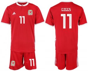 2018-19 Welsh 11 GIGGS Home Soccer Jersey