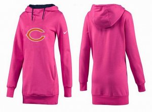 Women Chicago bears Logo Pullover Hoodie-078