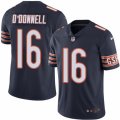 Mens Nike Chicago Bears #16 Pat O'Donnell Limited Navy Blue Rush NFL Jersey