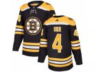 Men Adidas Boston Bruins #4 Bobby Orr Black Home Authentic Stitched NHL Jersey