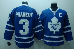 youth nhl toronto maple leafs #3 phaneuf blue[c patch]