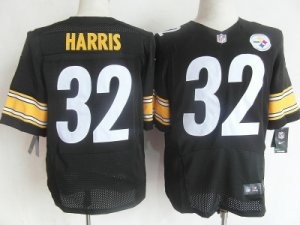 Nike NFL pittsburgh steelers #32 franco harris black jerseys[Elite]