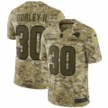Mens Nike Los Angeles Rams #30 Todd Gurley Limited Camo 2018 Salute to Service NFL Jersey