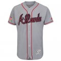 Mens Atlanta Braves Blank Grey Stitched 2016 Fashion Stars & Stripes Flex Base Baseball Jersey