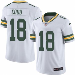 Mens Nike Green Bay Packers #18 Randall Cobb Limited White Rush NFL Jersey