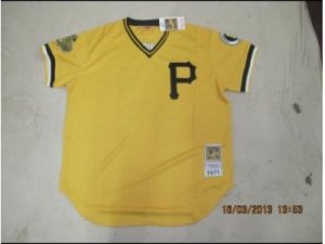 mlb jerseys pittsburgh pirates blank yellow [Pã€‘