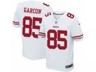 Mens Nike San Francisco 49ers #85 Pierre Garcon Elite White NFL Jersey