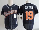 Padres #19 Tony Gwynn Navy 1998 Cooperstown Collection Jersey