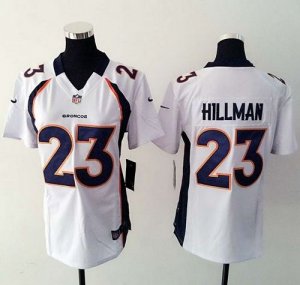 Women Nike Denver Broncos #23 Ronnie Hillman white Jerseys