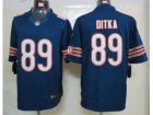 NEW NFL Chicago Bears #89 mike ditka Blue Jerseys(Limited)