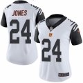 Women's Nike Cincinnati Bengals #24 Adam Jones Limited White Rush NFL Jersey