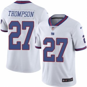 Youth Nike New York Giants #27 Darian Thompson Limited White Rush NFL Jersey