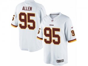 Mens Nike Washington Redskins #95 Jonathan Allen Limited White NFL Jersey