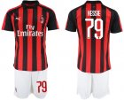 2018-19 AC Milan 79 KESSIE Home Soccer Jersey