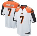 Men's Nike Cincinnati Bengals #7 Boomer Esiason Game White NFL Jersey