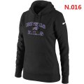 Women Buffalo Bills Logo Pullover Hoodie-1