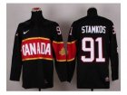 nhl jerseys team canada #91 stamkos black[2014 winter olympics]