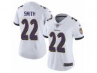 Women Nike Baltimore Ravens #22 Jimmy Smith Vapor Untouchable Limited White NFL Jersey