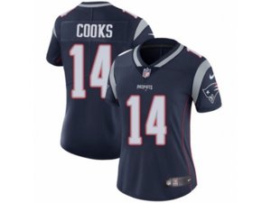 Women Nike New England Patriots #14 Brandin Cooks Vapor Untouchable Limited Navy Blue Team Color NFL Jersey