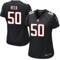 Womens Nike Atlanta Falcons #50 Brooks Reed Limited Black Alternate NFL Jersey
