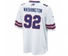 Mens Nike Buffalo Bills #92 Adolphus Washington Game White NFL Jersey