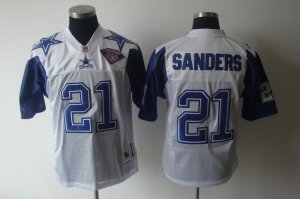 nfl dallas cowboys #21 sanders white[m&n 75th]