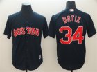 Red Sox #34 David Ortiz Navy Cool Base Jersey