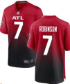 Men Nike Atlanta Falcons #7 Bijan Robinson Red Black 2023 F.U.S.E. Vapor Untouchable Limited Football Stitched Jerse